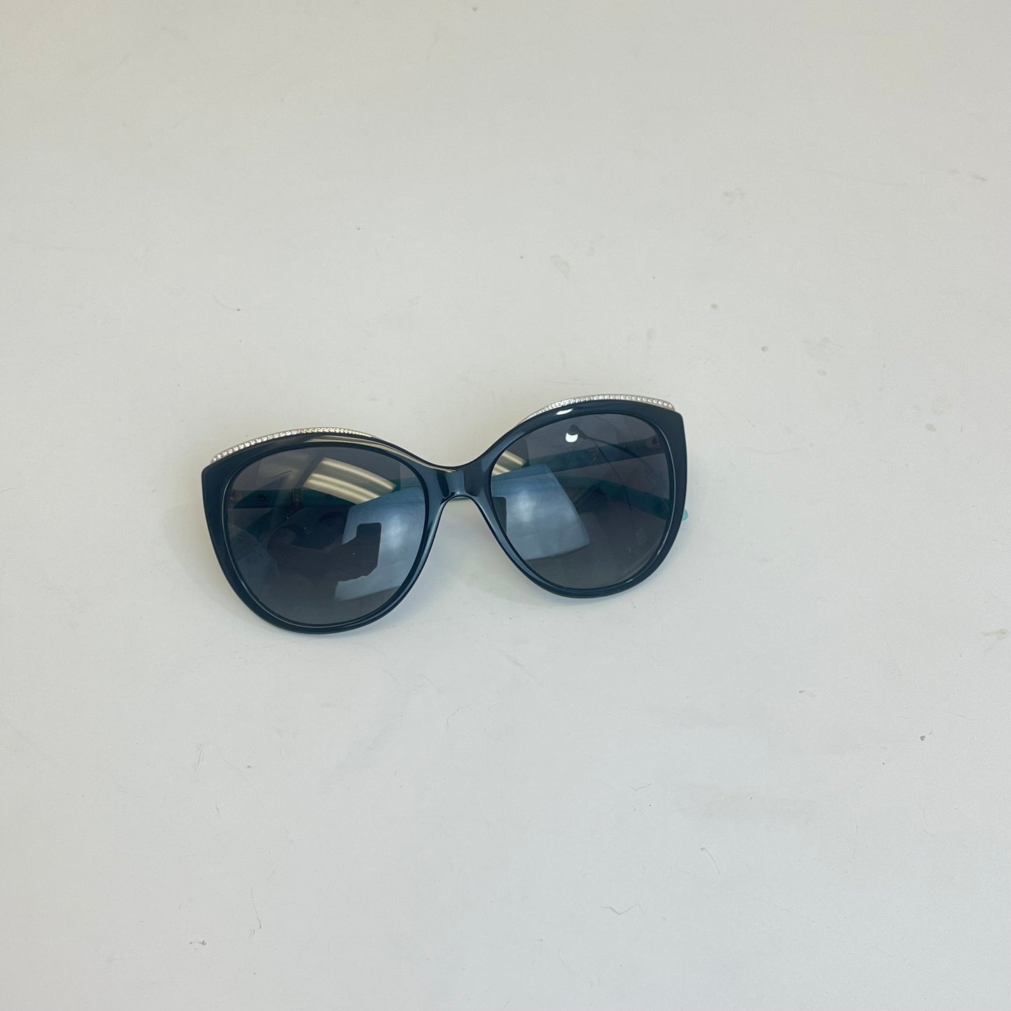 Tiffany & Co. TF4134B Black/Blue Cat Eye Sunglasses 56mm TF/4134/B 8134-3B