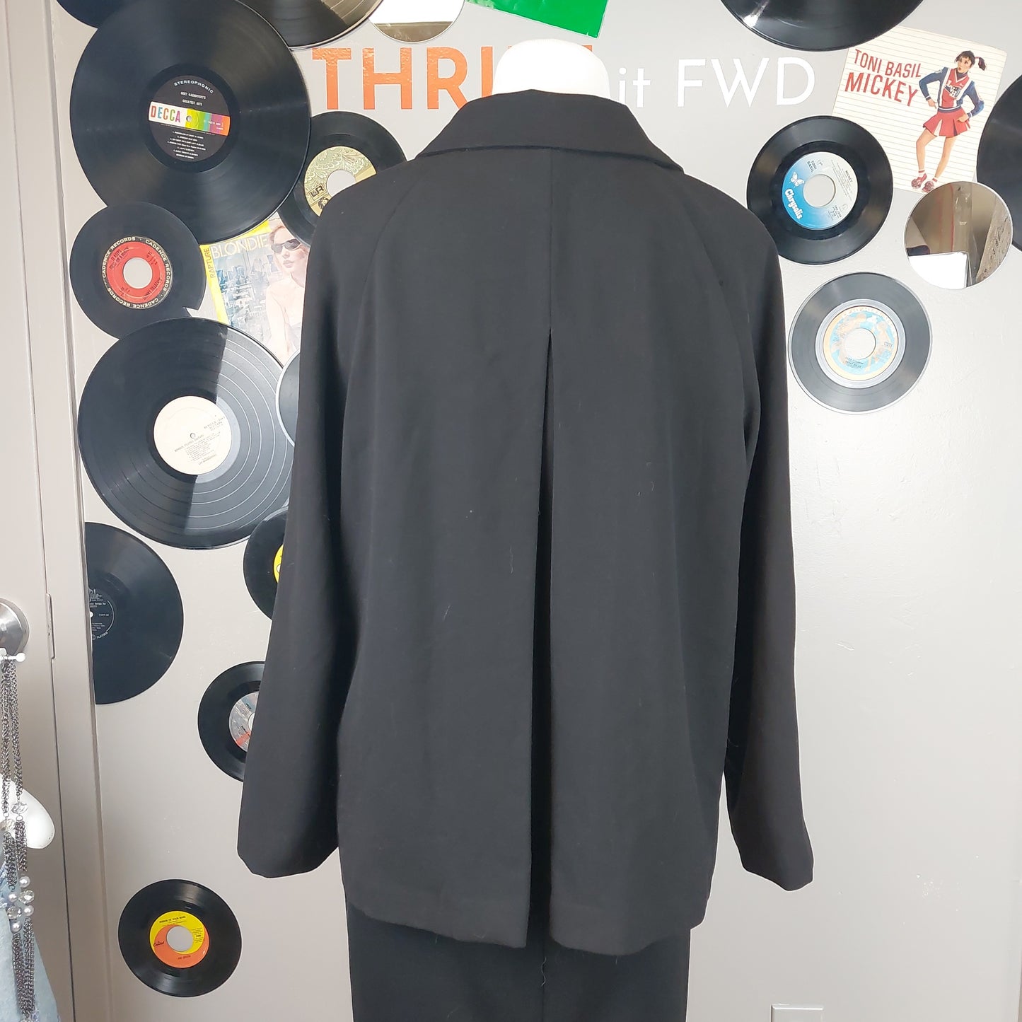 Philosophy Republic Clothing Black Blazer with Gold buttons Size 12 Jacket Coat