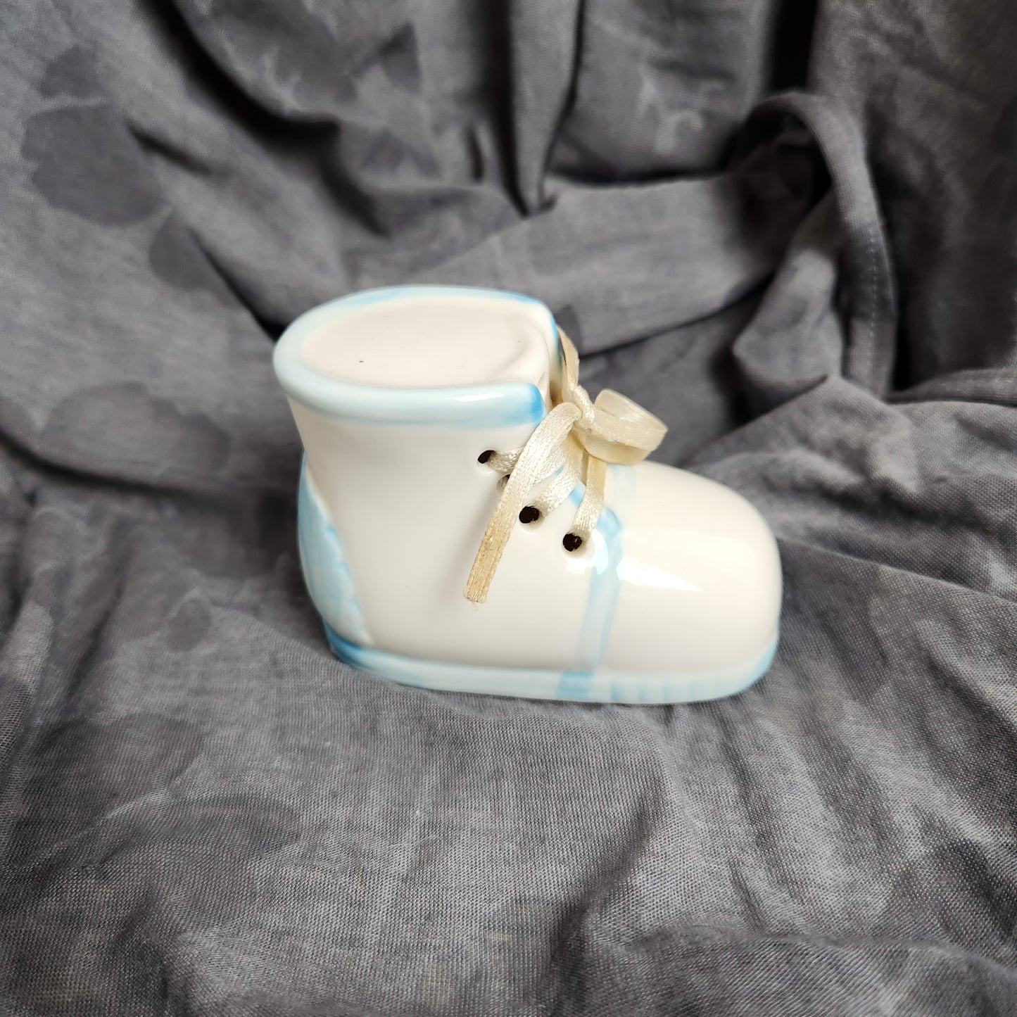 Baby Decorations Ceramic Rocking Horse & Baby Boot