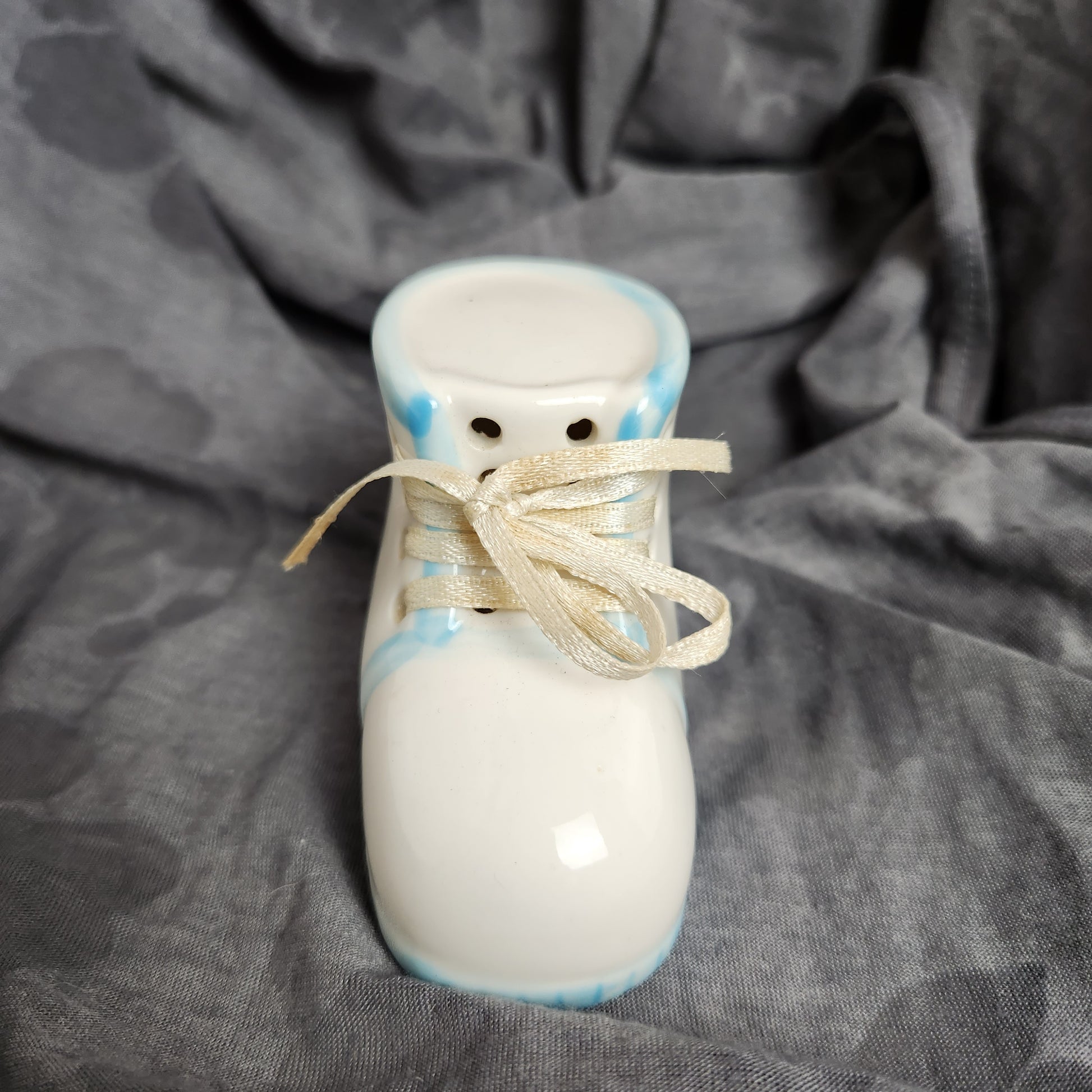 Baby Decorations Ceramic Rocking Horse & Baby Boot
