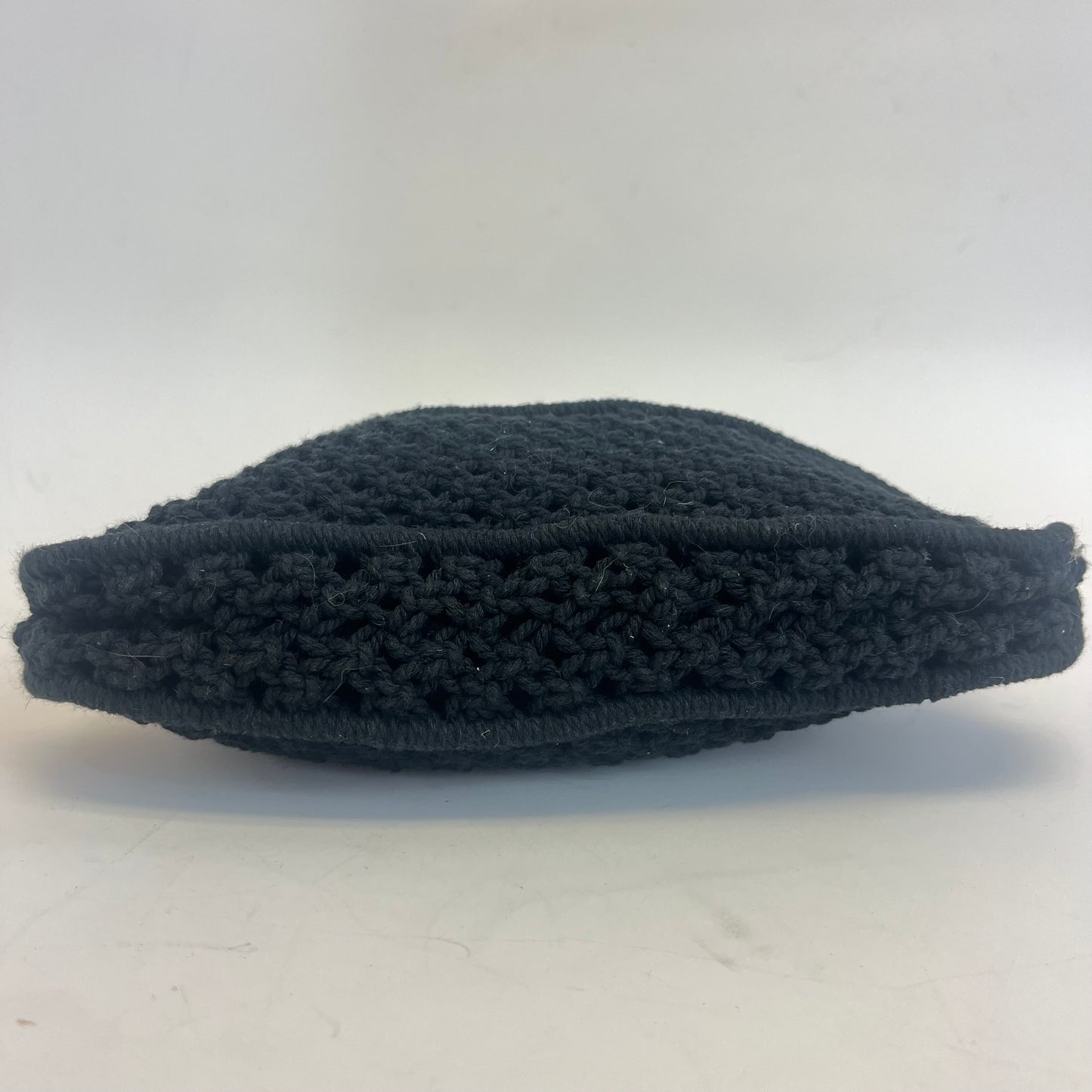 New York & Company Black Crochet Macramé Handbag Boho Retro