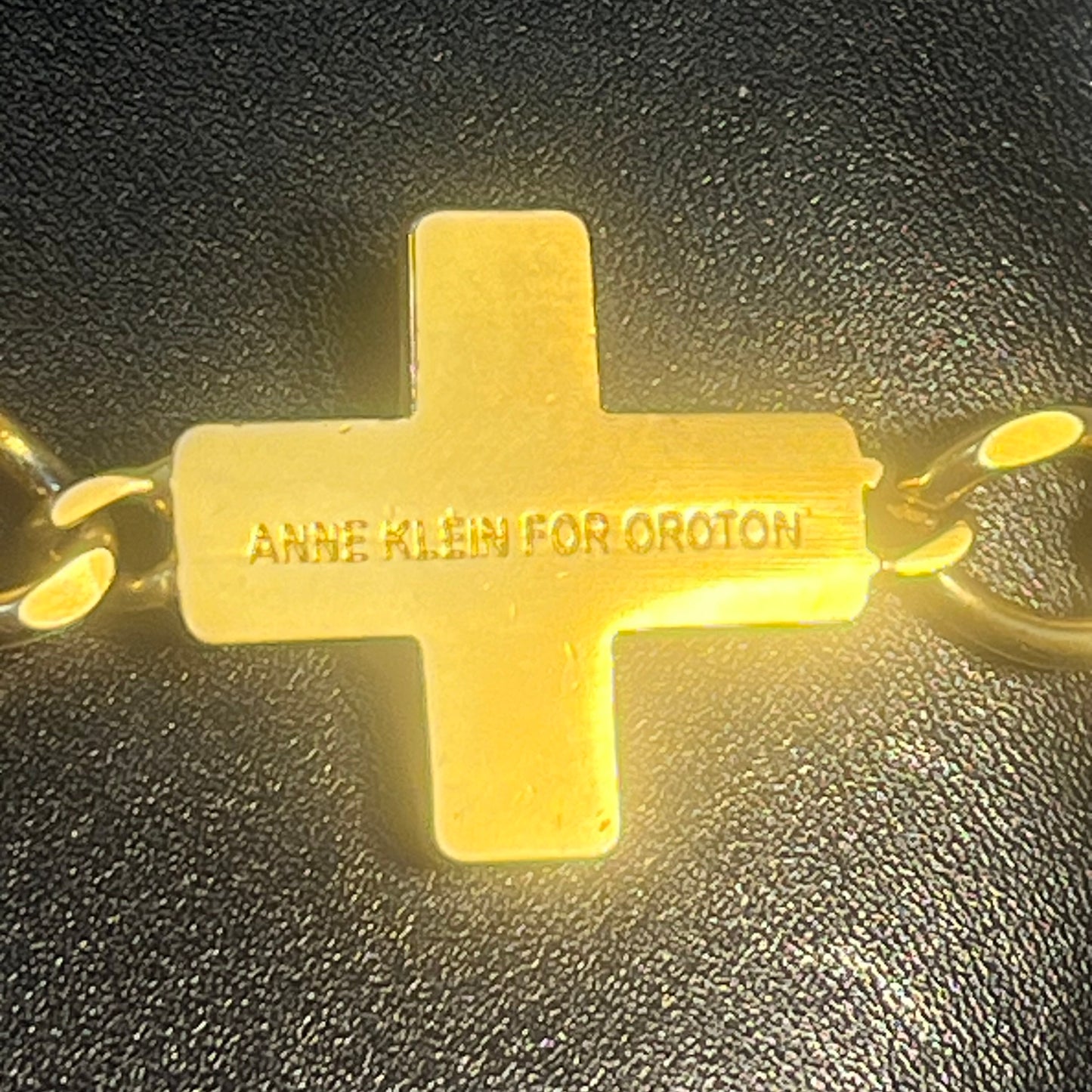 Anne Klein for Oroton Small Black Crossbody Bag Vintage EUC