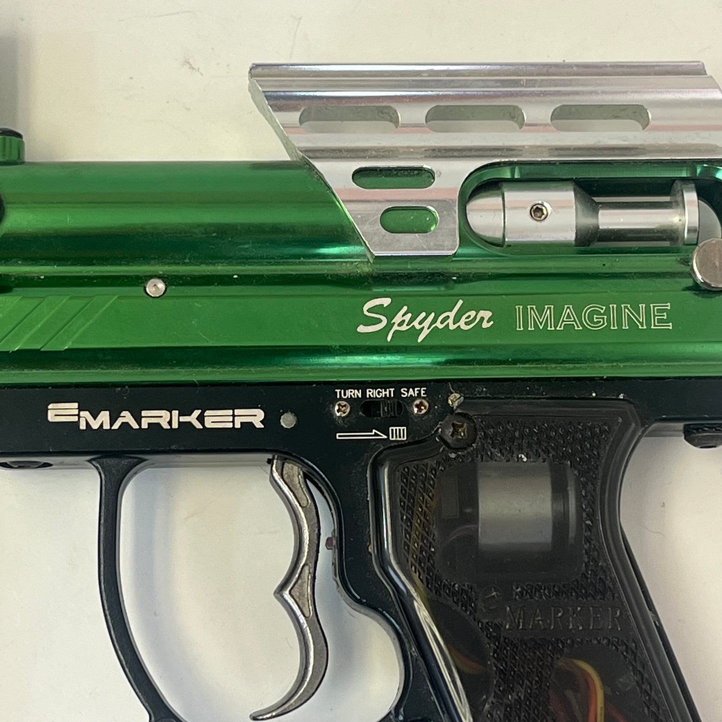 Spyder Imagine E Marker Green Paintball Gun
