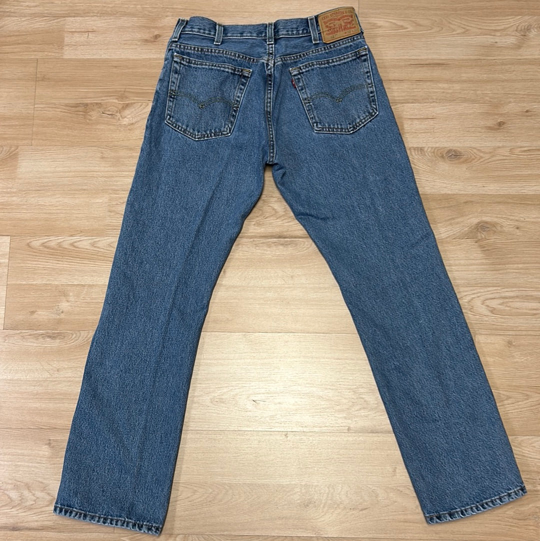 Levis 517 Bootcut Jeans Men’s 32x32 Medium Wash Denim Red Tab Western