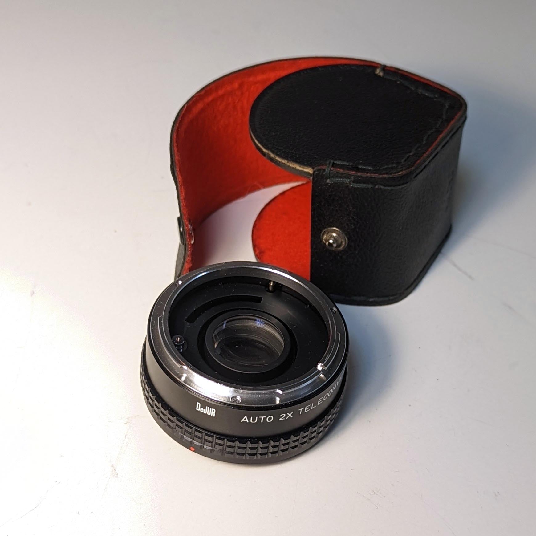 Vintage DEJUR AUTO 2X Teleconverter CA Lens Made in JAPAN