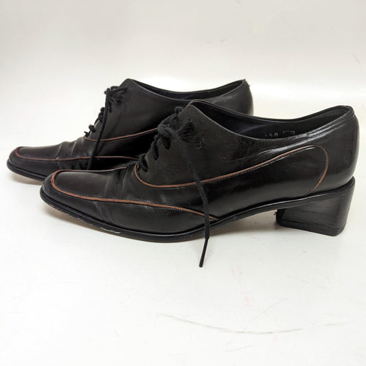 Joan & David Hand Made in Italy all Leather Lace Up Shoes 7.5