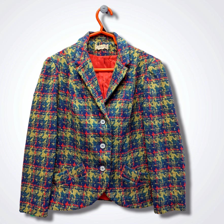 1960 Koret of California ILGWU Wool Multicolor suit Sixe XS