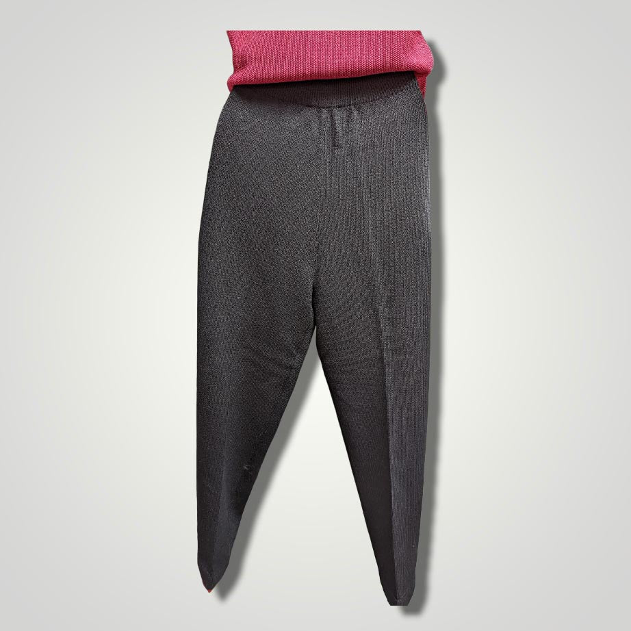 St John by Marie Gray Women's Slacks Pants Size 6 Trousers Black Knit EUC